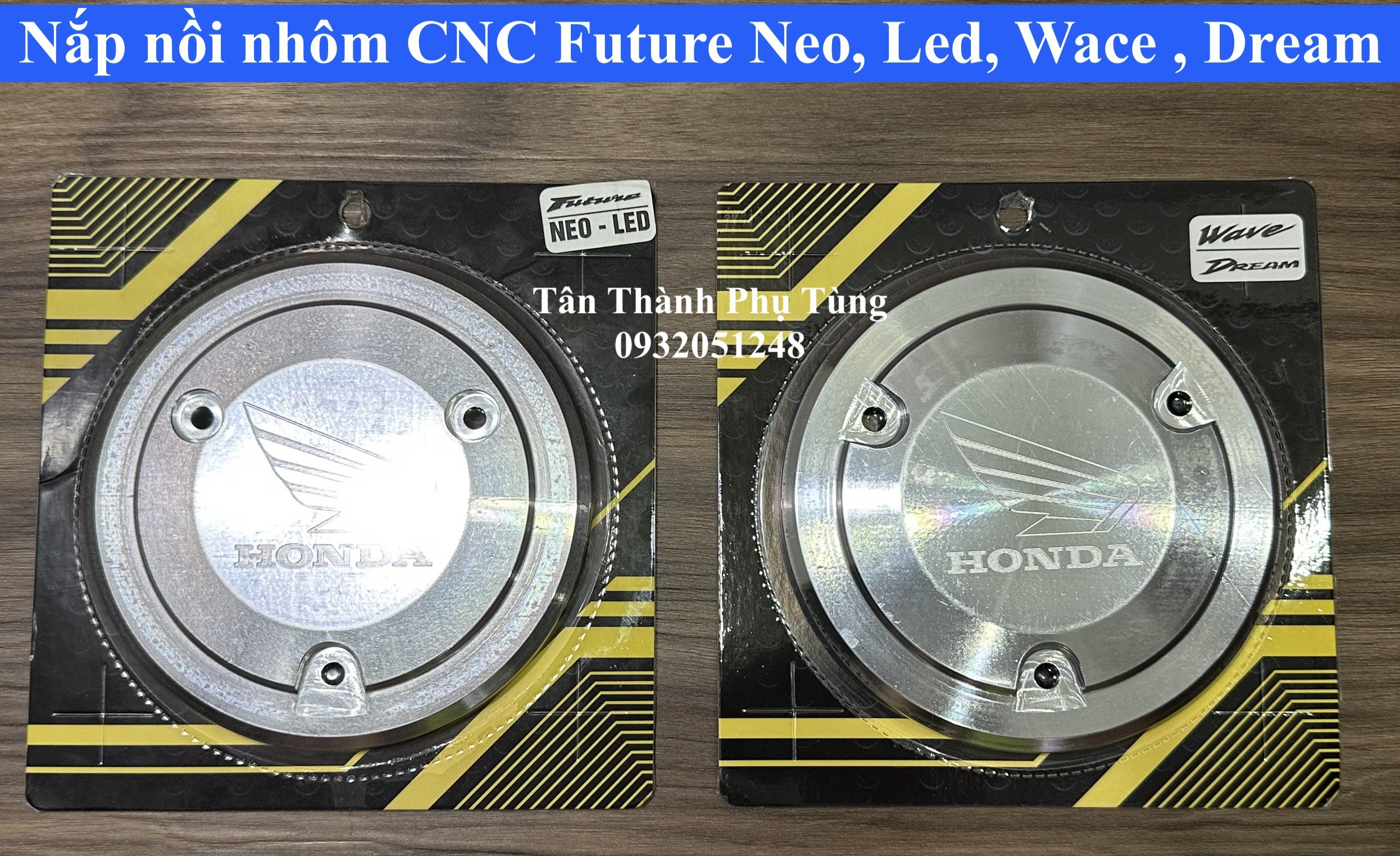 Nắp nồi nhôm CNC dành cho Wave, Dream, Future Led , Future Neo, X