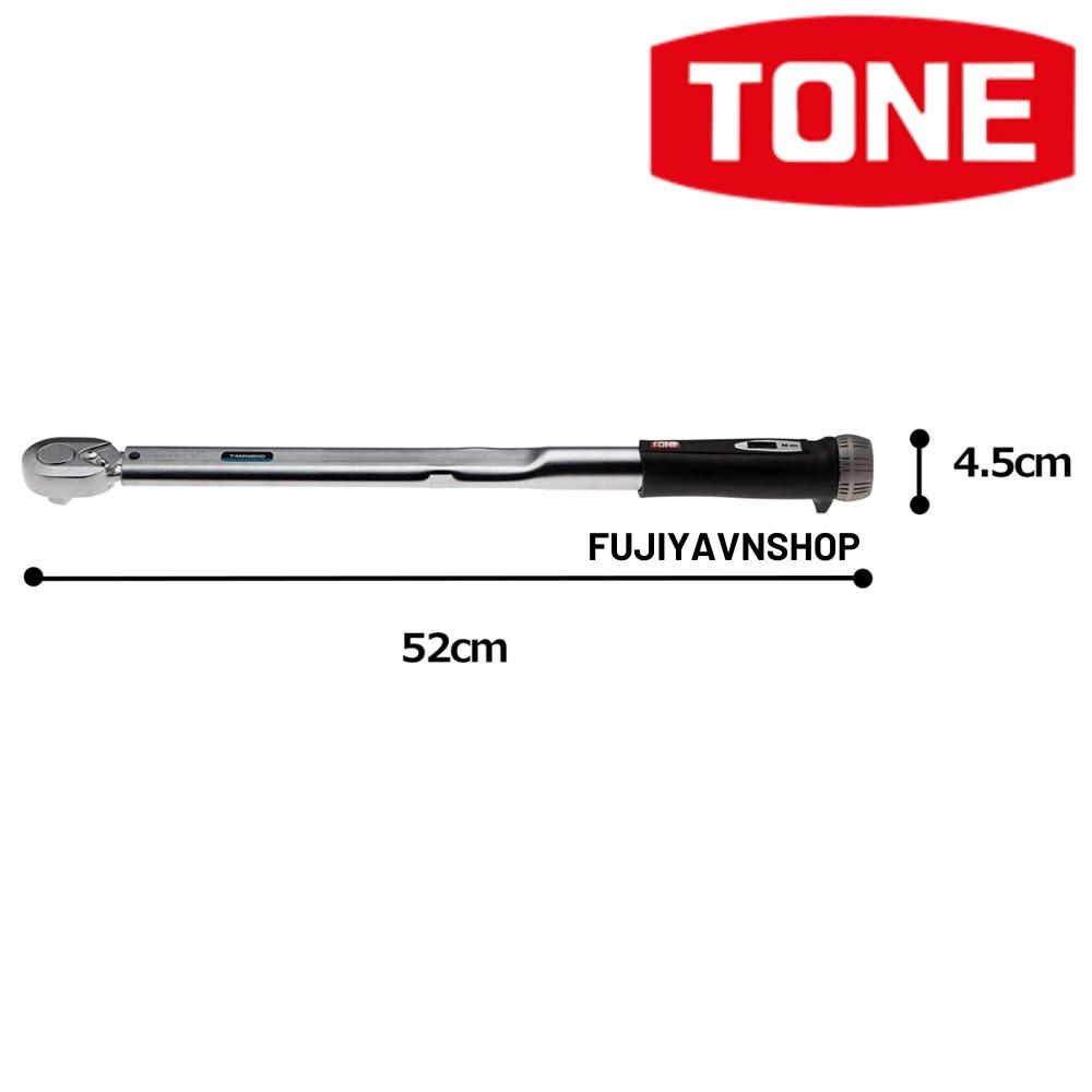 Cần siết lực vặn 40-200Nm TONE T4MN200 (đầu vặn 12.7mm)