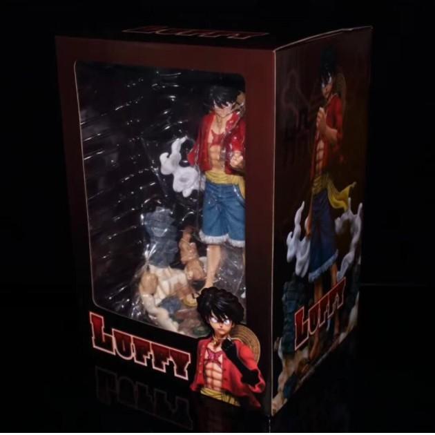 Mô hình One Piece - Luffy Haki Vũ trang cực kì nét màu da thật đẹp có led chỉnh đêm