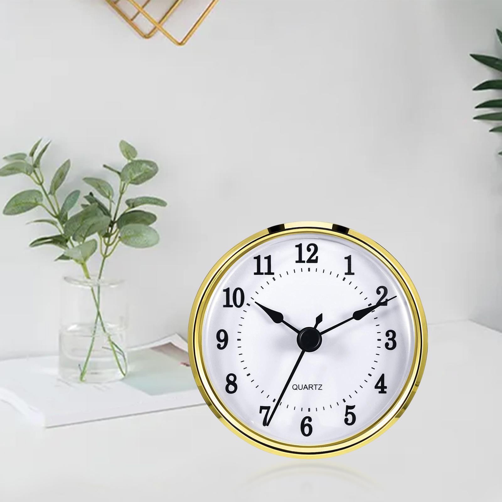 3-1/8 inch Clock Insert Round for Home Wall