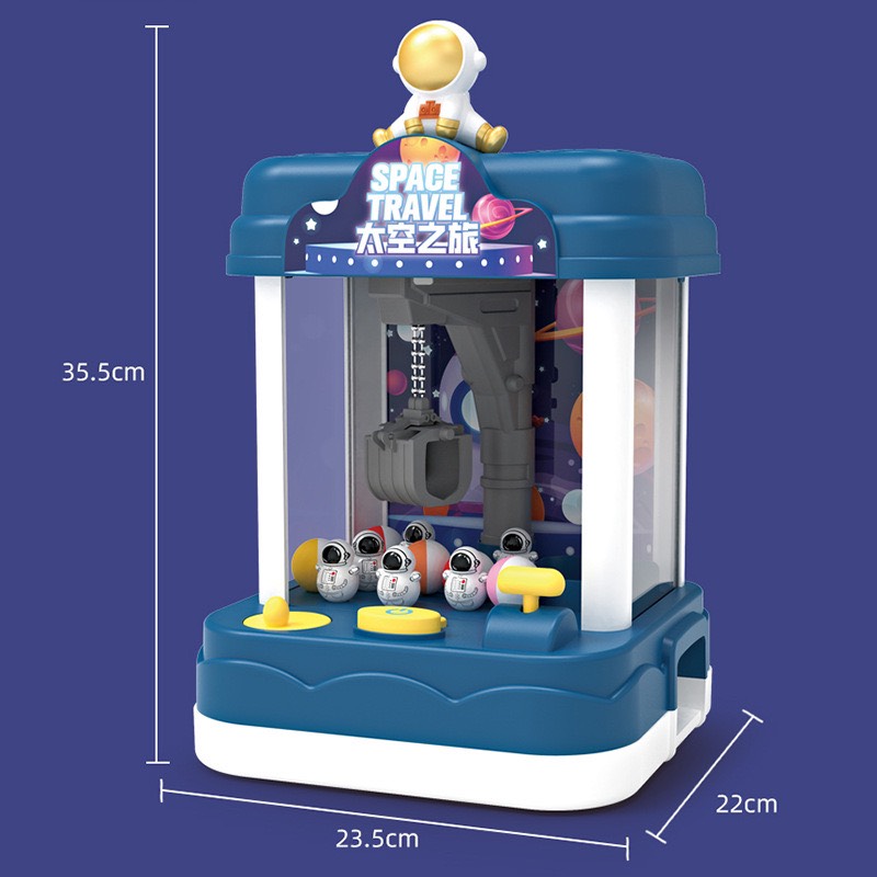 Máy gắp thú mini siêu rẻ, máy gắp thú mini cao 35,5cm mẫu đẹp cho bé nhựa abs loại 1 - quà tặng kỹ năng cho bé