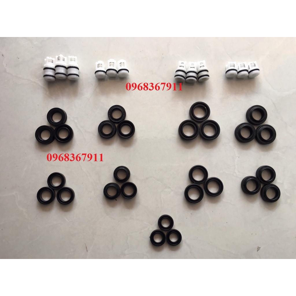BỘ PHỚT, VAN MỘT CHIỀU MÁY BƠM RỬA XE MINI CAO ÁP DÙNG PHỚT 12-20; 12-18, COMBO 3 CHIẾC