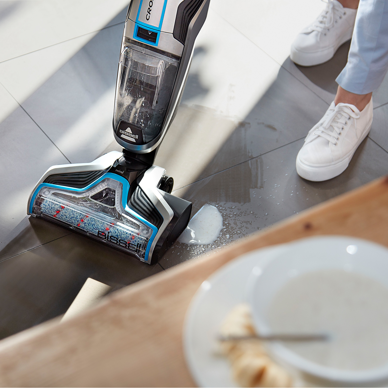 MÁY HÚT BỤI, LAU NHÀ KHÔNG DÂY BISSELL 25821 CROSSWAVE Hàng chính hãng