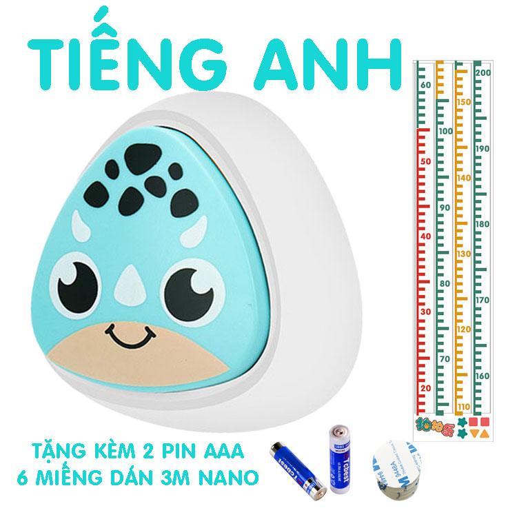 Bộ Chạm Nhảy Tăng Chiều Cao Cho Bé Tiếng Việt Tiếng Anh Tự Động Đếm Màu Sắc Dễ Thương Bafaby 307