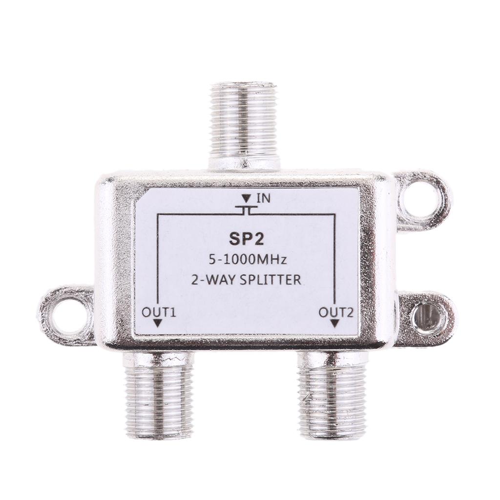 Sunnimix Bi Đảo Chiều 2 Cách Truyền Hình Cáp CATV Bộ Chia 5-1000MHz Ăng Ten Tín Hiệu Chia