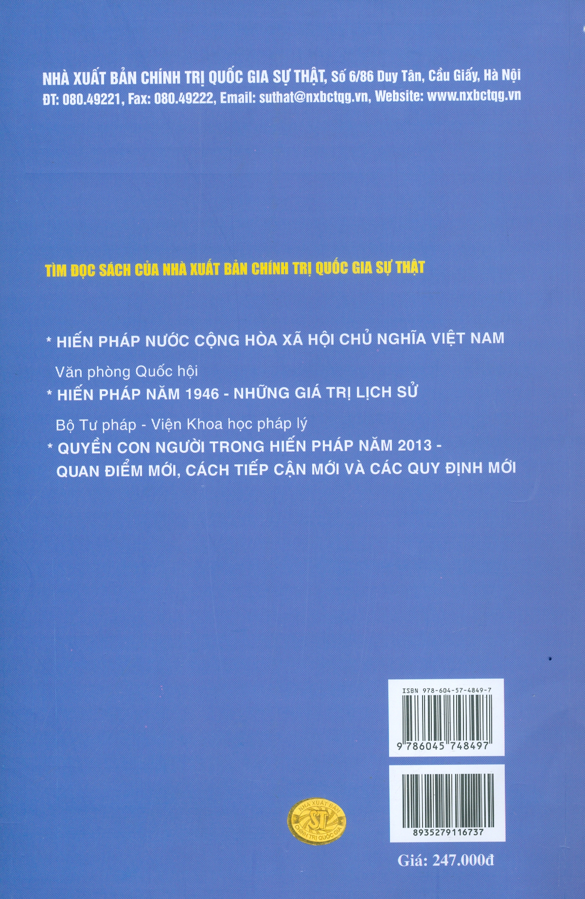 Thi Hành Hiến Pháp Năm 2013 - Thực Trạng Và Những Vấn Đề Đặt Ra