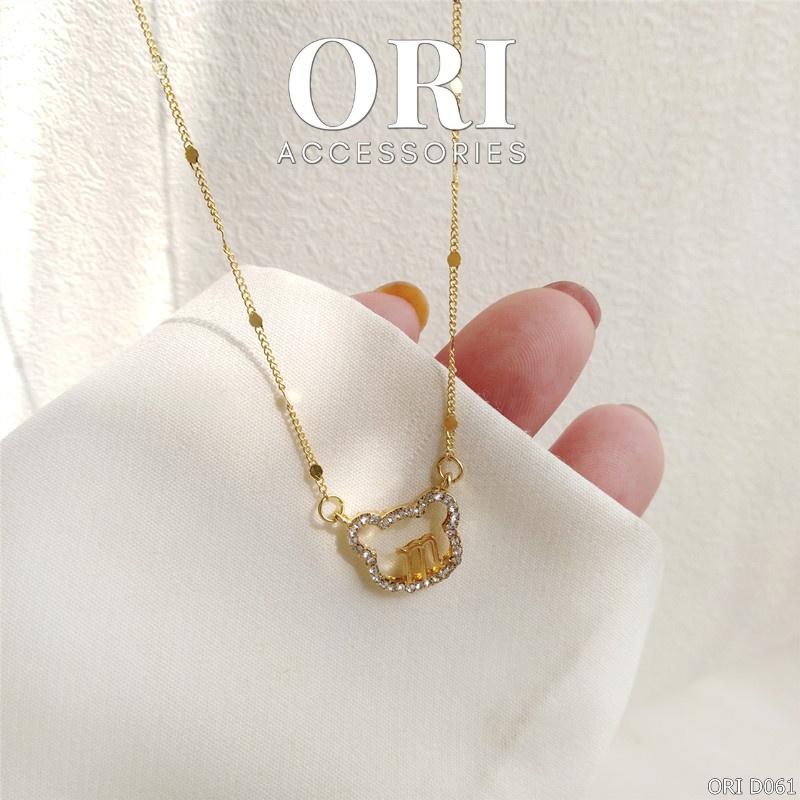 Dây chuyền nữ mặt gấu Lovely Bear thời trang xinh xắn ORI ACCESSORIES D061