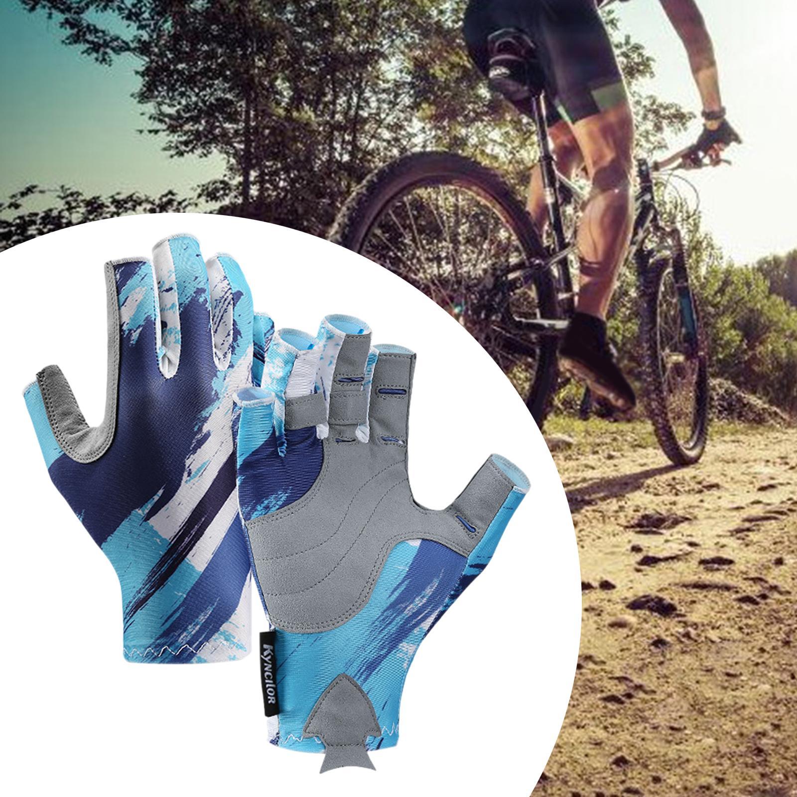 Half Finger Cycling Gloves Shock-Absorbing for Fishing