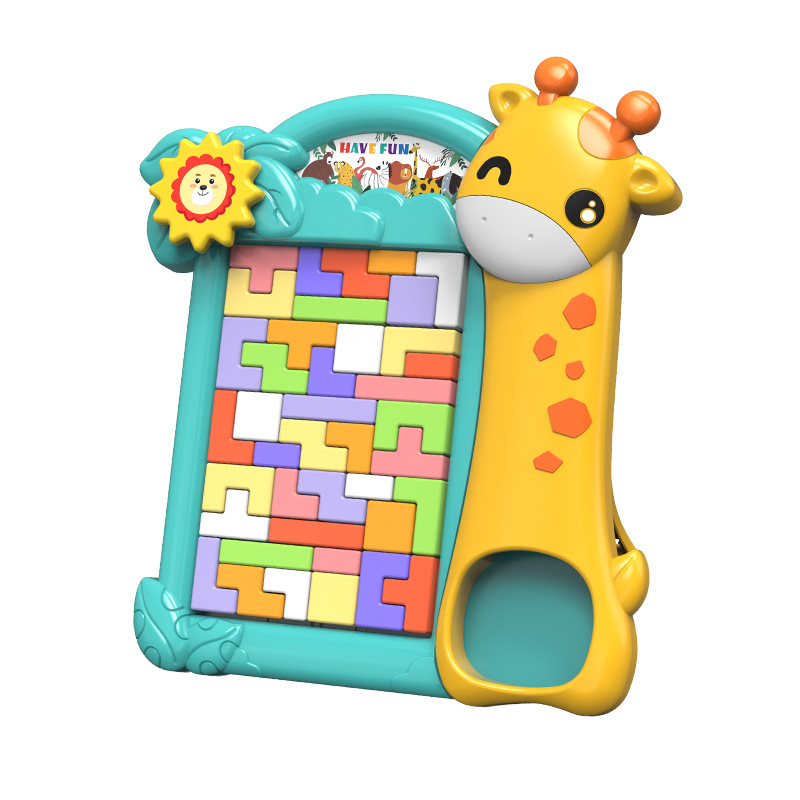 Đồ Chơi Xếp Hình Tetris Luyện Tập Trí Não Cho Trẻ