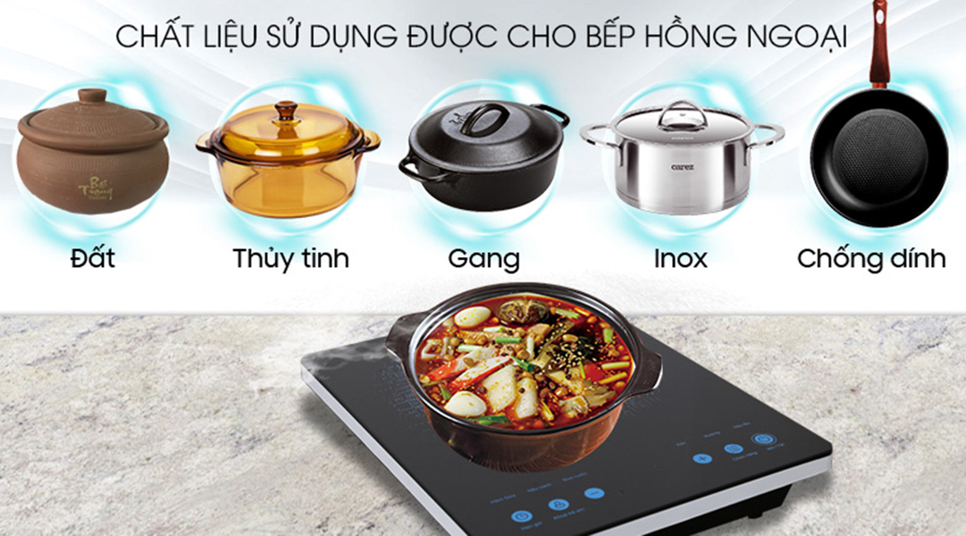 Bếp Hồng Ngoại - Bếp Cảm Ứng 2018DC - Hàng Chính Hãng