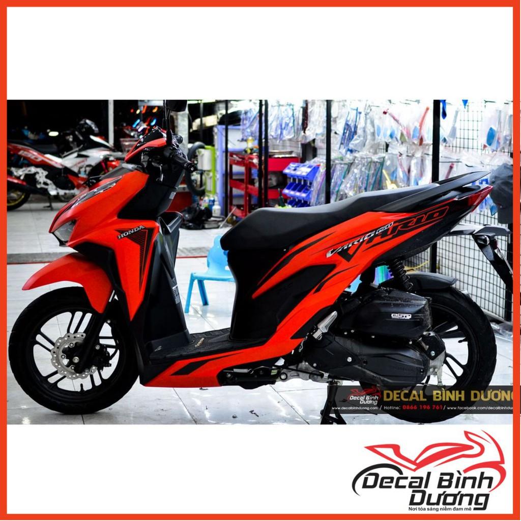 Cận cảnh Honda Vario 150 2020 bản đen đỏ xọc hổ vằn ăn đứt Air Blade