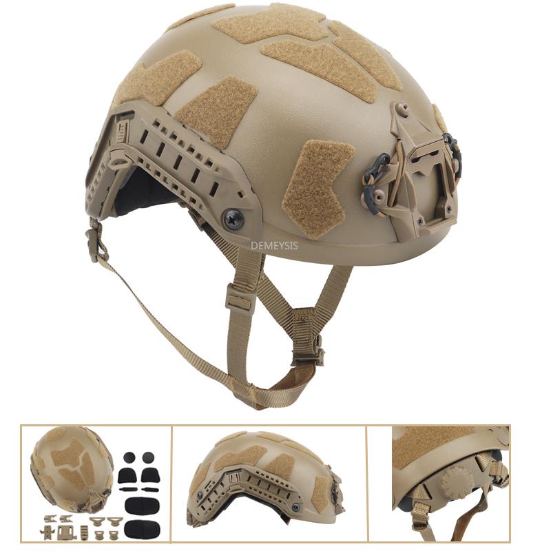 Chiến Thuật MH NHANH Mũ Bảo Hiểm Có Thể Điều Chỉnh Quân Sự Airsoft Bóng Sơn Chiến Đấu Bảo Vệ Mũ Bảo Hiểm Nam Săn Bắn Bảo Vệ Đầu Color: grey