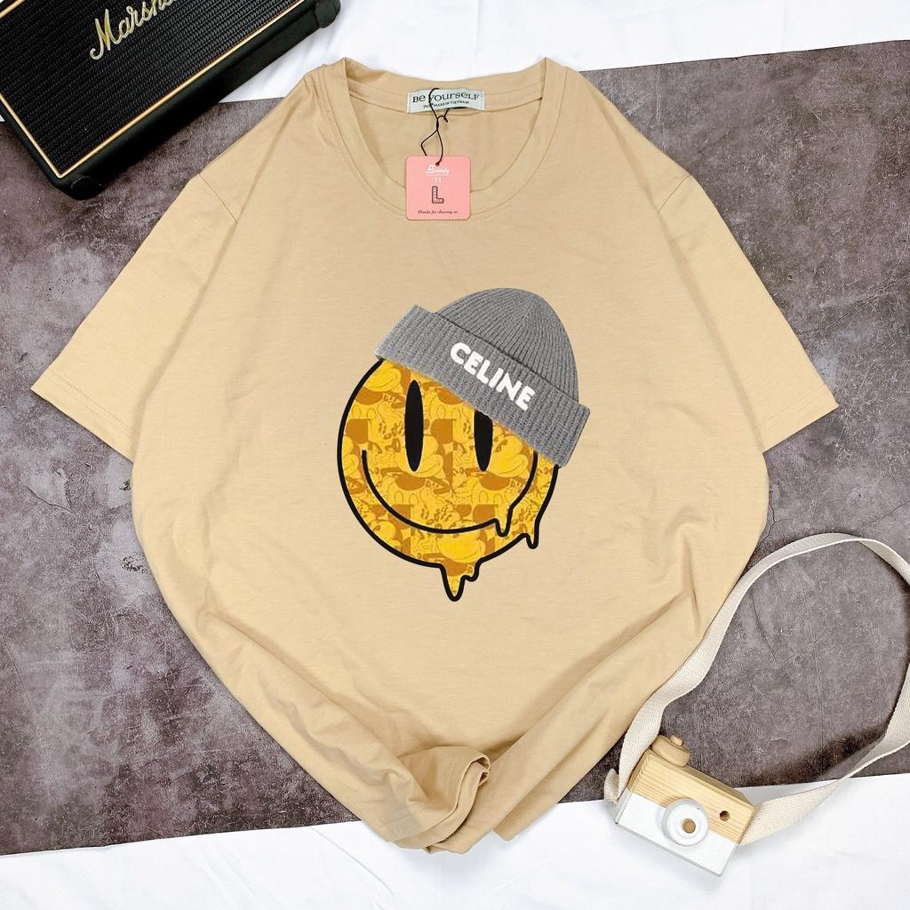 Áo thun unisex Be Yourself size M L XL - MẶT CƯỜI ĐỘI NÓN LEN