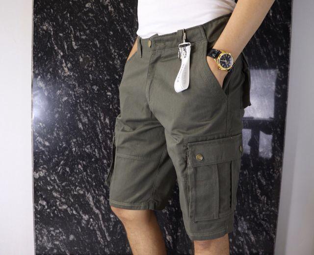 Quần short nam kaki túi hộp móc khóa có size lớn cho người trên 80kg