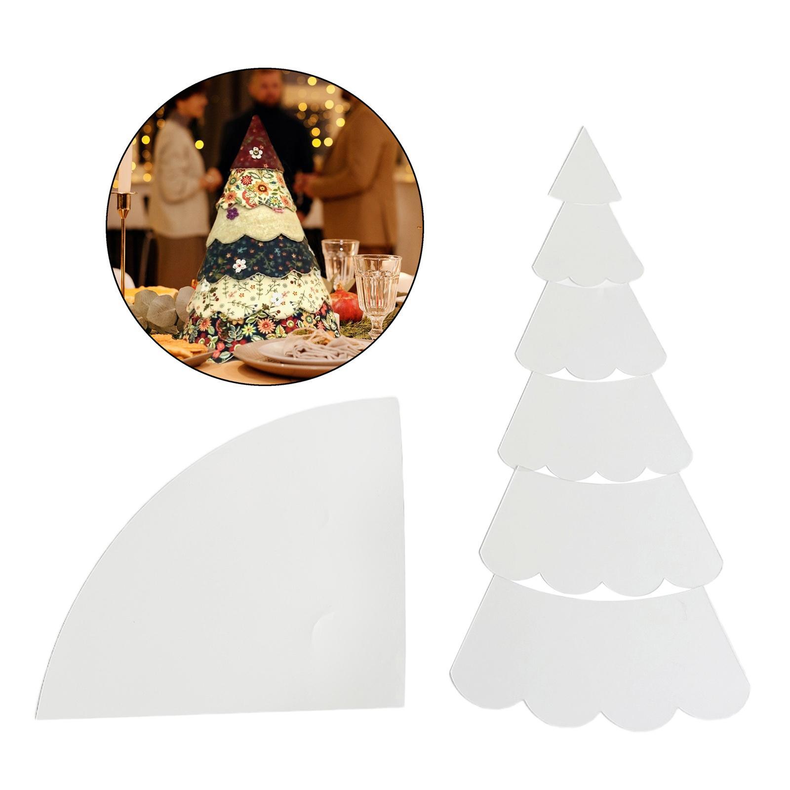 Clear Acrylic Xmas Tree Quilting Template Arts Crafts Sewing Set Stencils