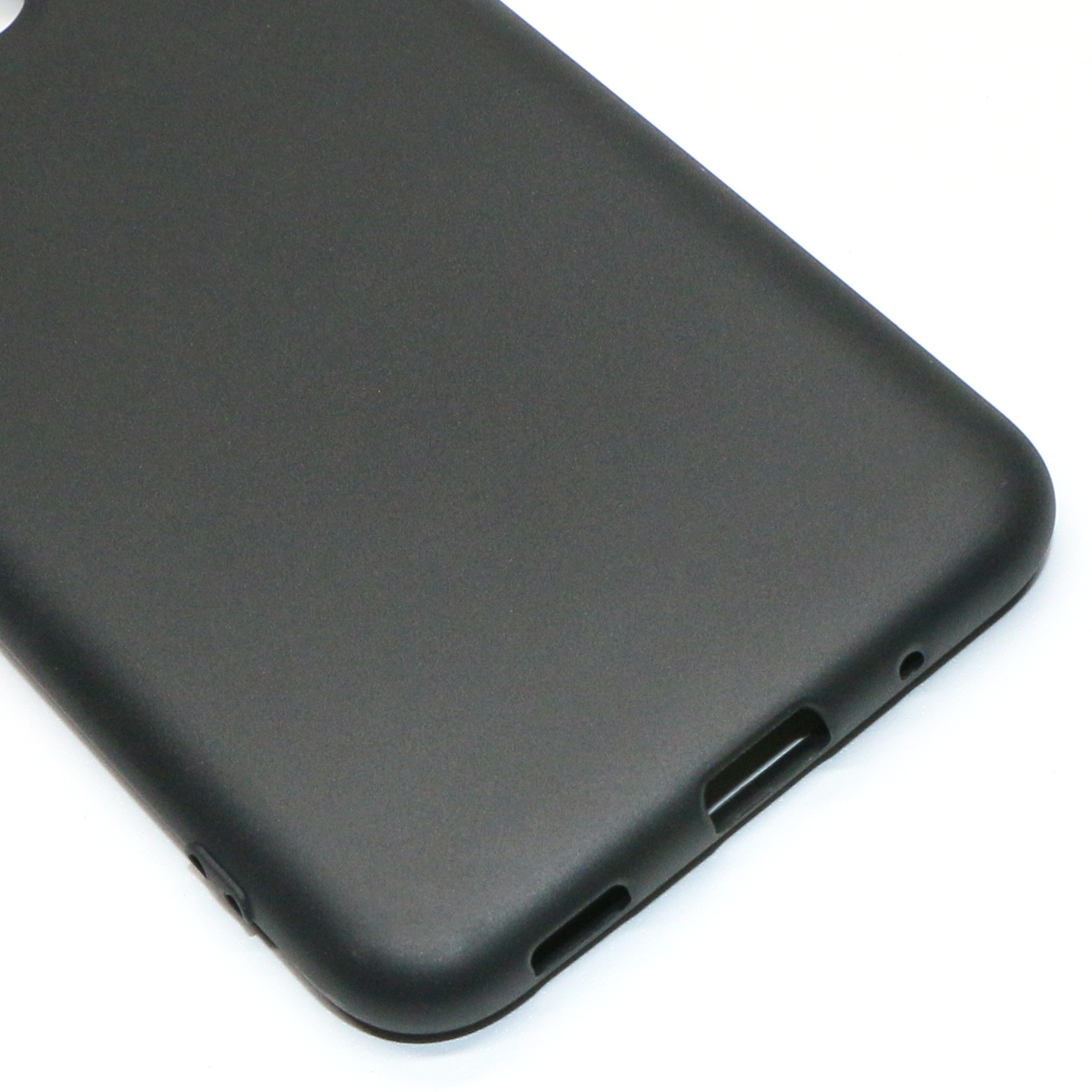 Ốp lưng cho Samsung Galaxy A11 chất liệu silicon dẻo màu đen chống sốc