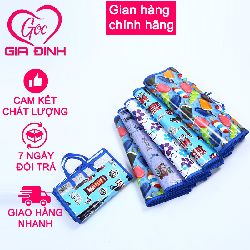 Bộ 02 chiếu cói văn phòng, du lịch gấp gọn tiện lợi