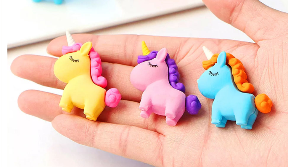 Gôm tẩy hình ngựa Pony siêu đáng yêu/Gôm tháo rời cho bé sáng tạo