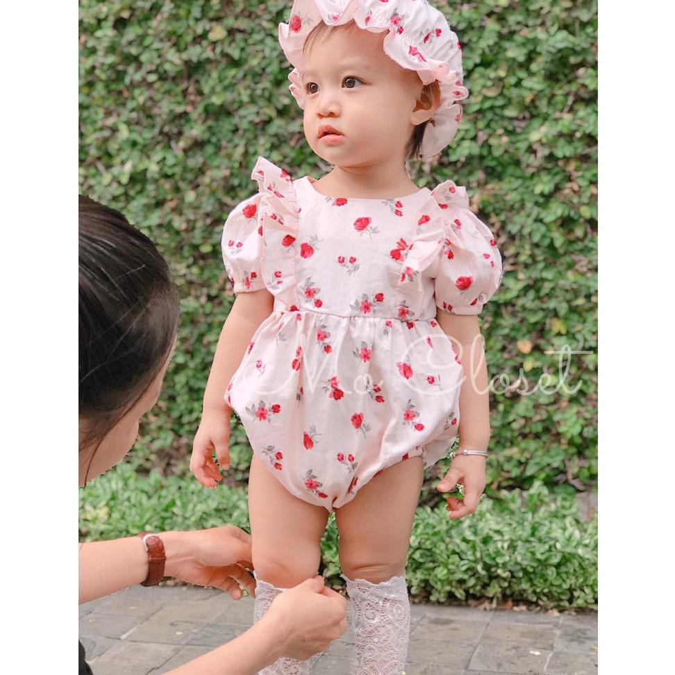 body bé gái - Bodysuit cho bé từ 5-13kg hàng thiết kế. Set body cho bé thiết kế đẹp, thoáng mát (Mẫu V33)