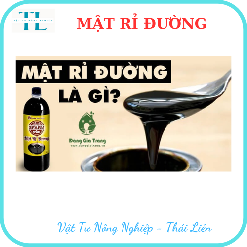 Mật Rỉ Đường Dùng Nuôi Cấy Vi Sinh, Ủ Rác Thải Hữu Cơ, Cải tạo đất, Ủ Phân Chai 1 Lít Sfarm (~1.40Kg)