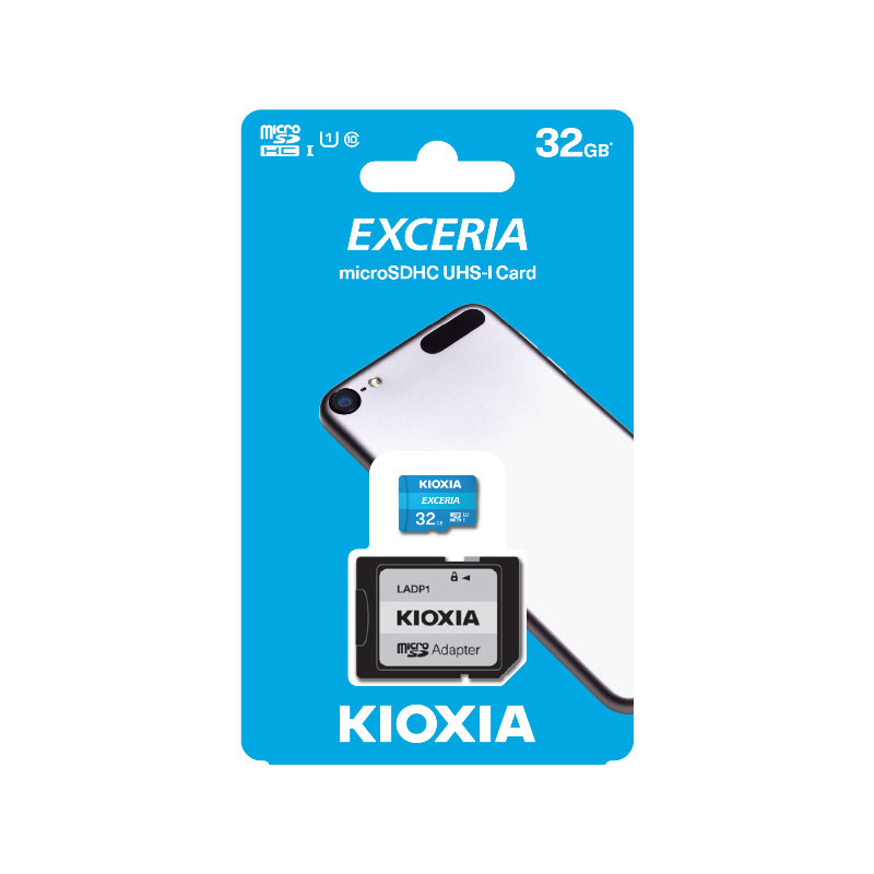 Thẻ nhớ MicroSD 32GB Kioxia Exceria 100/15 MBs - Hàng chính hãng