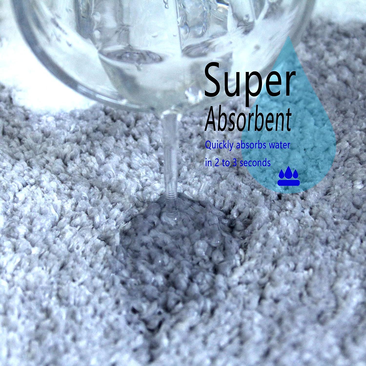 Thảm tắm hoa trắng lông mịn thảm Superfine Superfine không trượt thảm tắm Machine Rửa thảm sang trọng