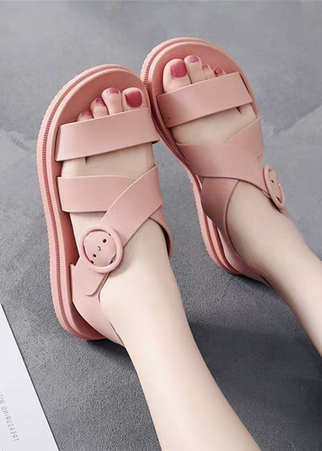 Sandal nữ dép thời trang nhựa dẻo đi mưa