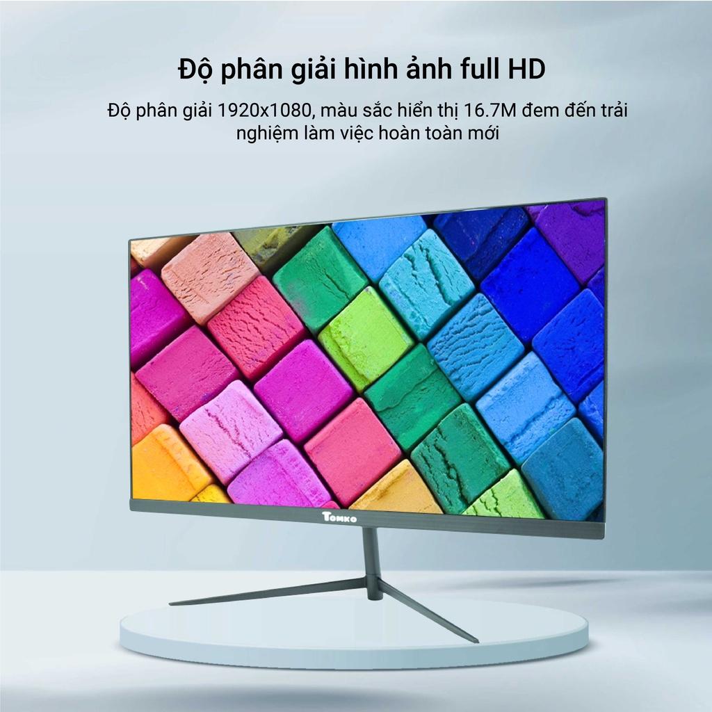 Màn Hình Máy Tính Tomko T2221F 22"FHD VA 75Hz 5ms AMD Freesync 3 Cạnh Chân-V - Hàng Chính Hãng