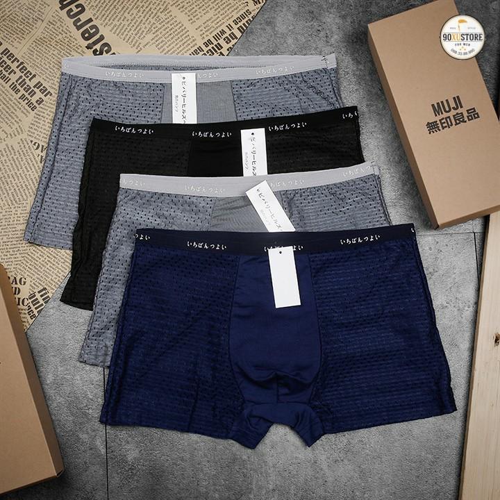 Quần đùi lót Nhật thông hơi hàng cao cấp túi zip xịn xò