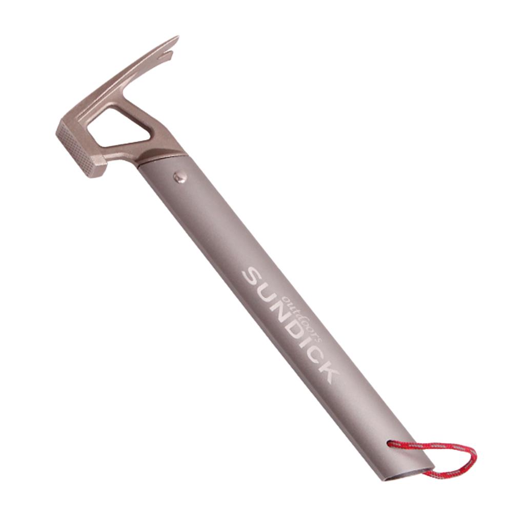 Cắm Trại Ngoài Trời đi Bộ đường Dài Lều Búa Stake Tẩy Móng Tay Kéo