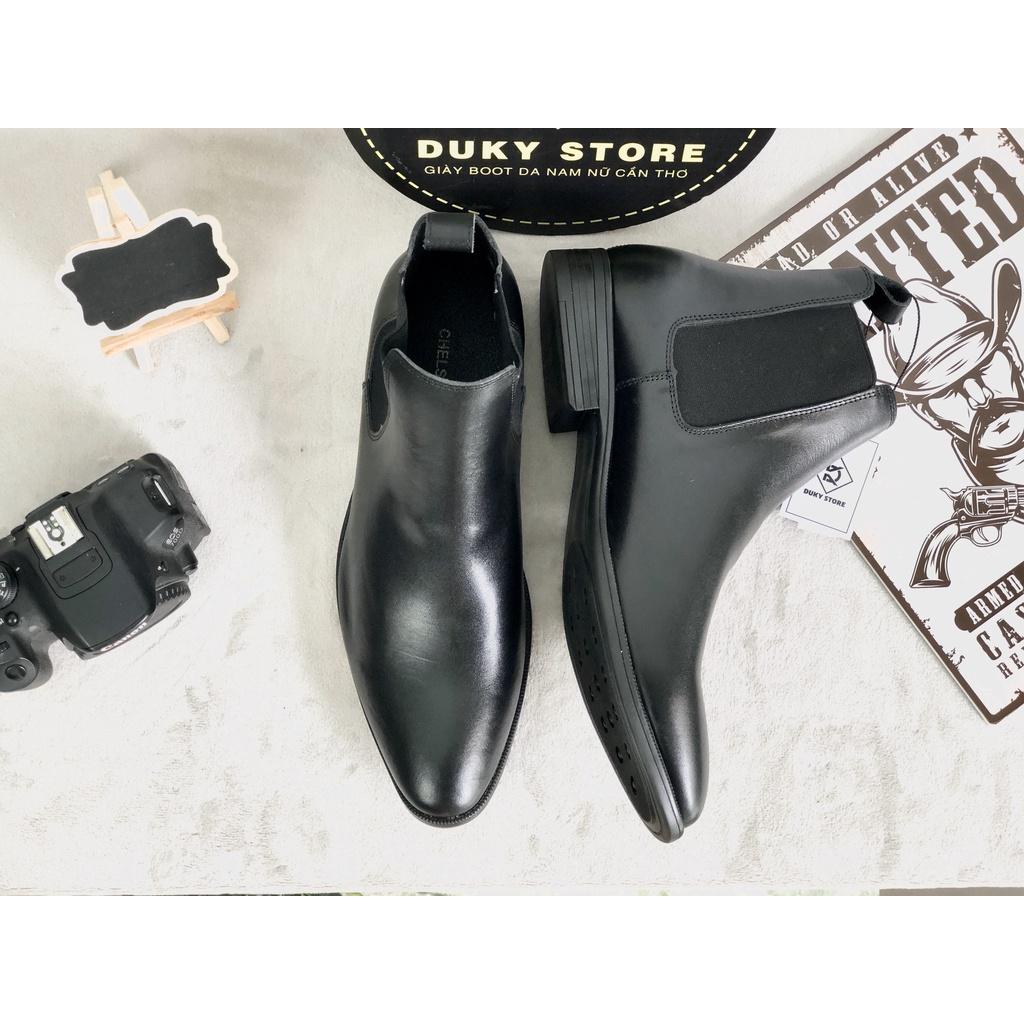 Chelsea Boot da bò đế cao su - Duky store