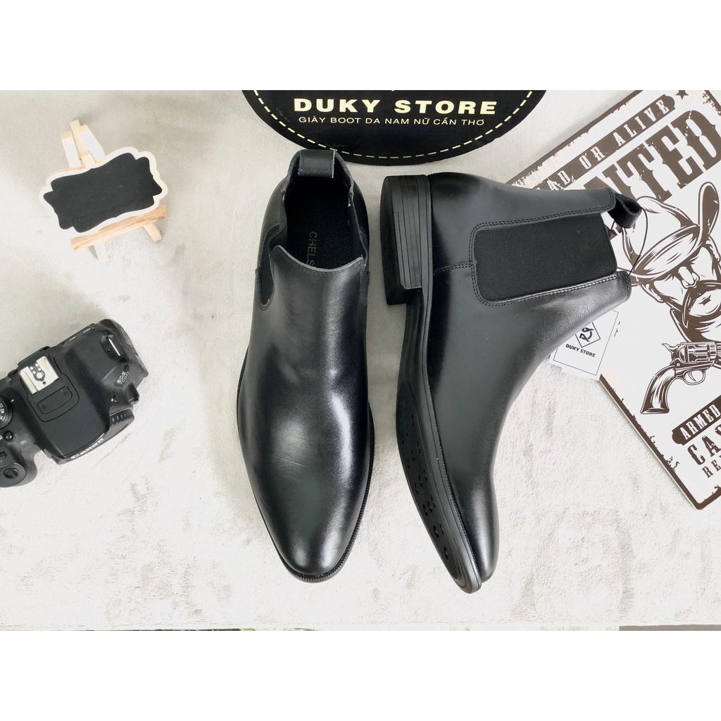 (Ưu đãi đặt biệt) Chelsea Boot da bò đế cao su - Duky store