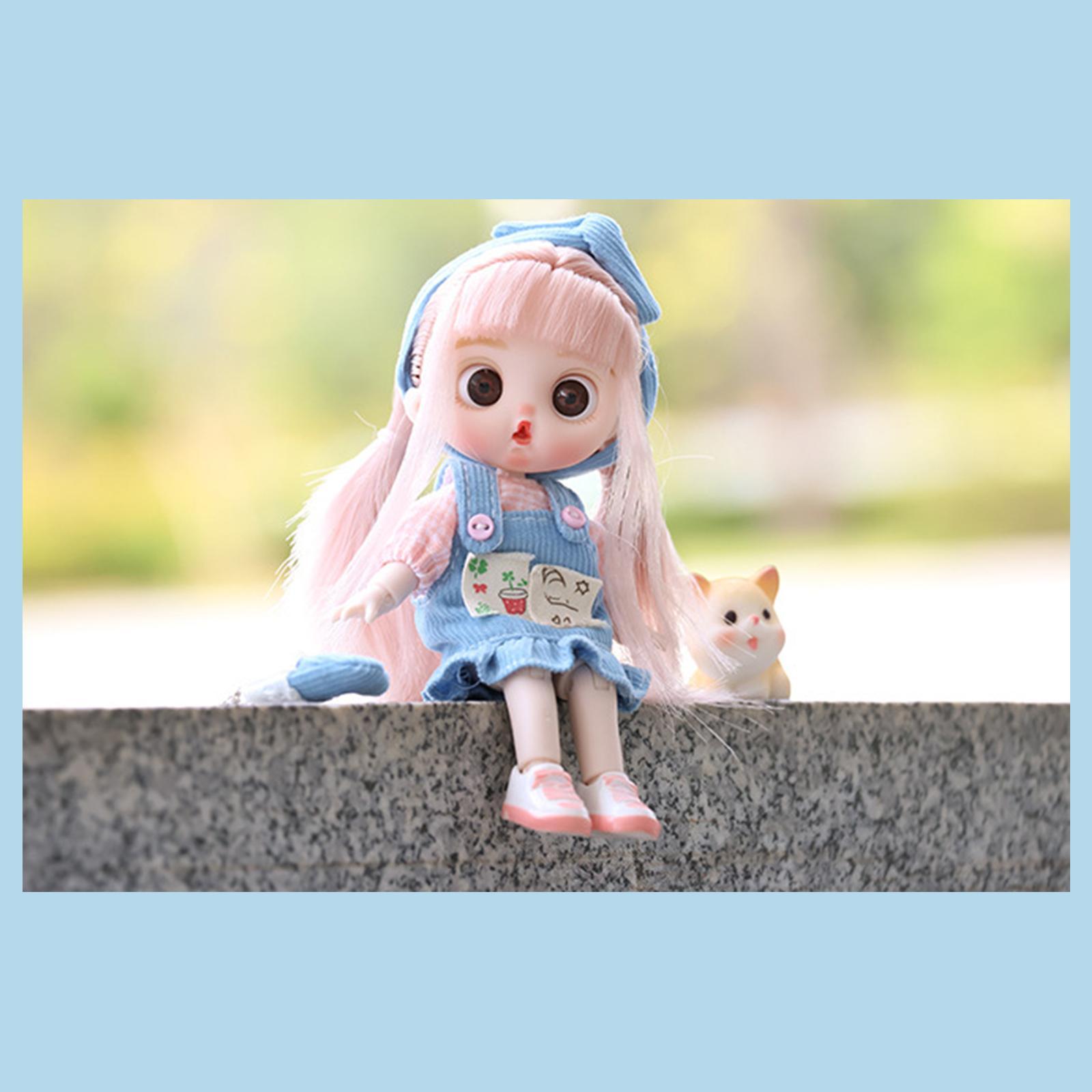 Jointed Girl doll DIY Doll Doll 12 Joints Flexible Ball Jointed Doll for Role Play Party Toy