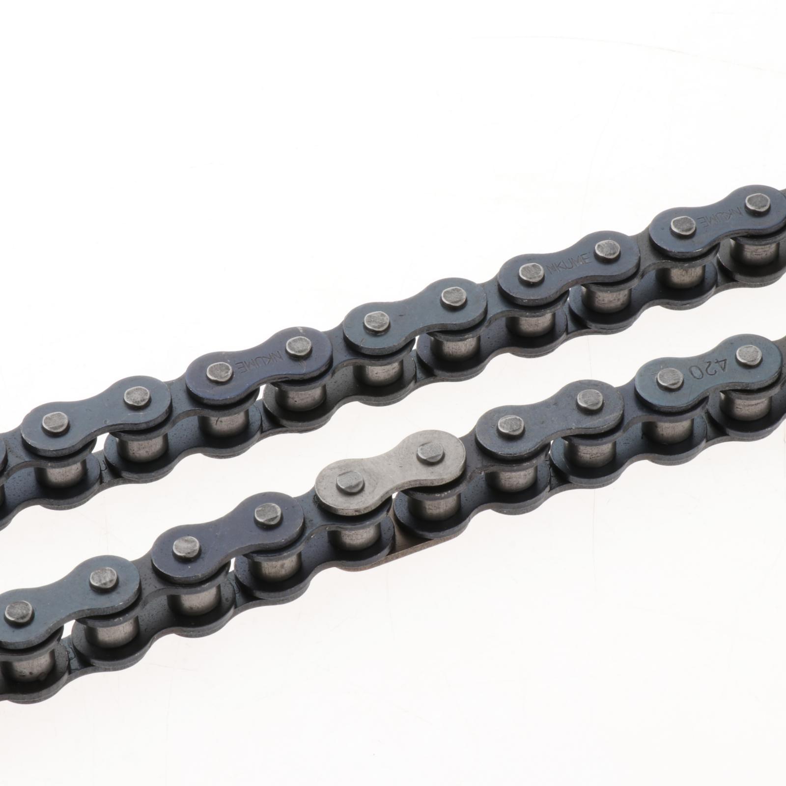 420 Motorcycle Chain 50-110Cc Tools Motorcycle Chain for Go Kart Dirt Pit Bike
