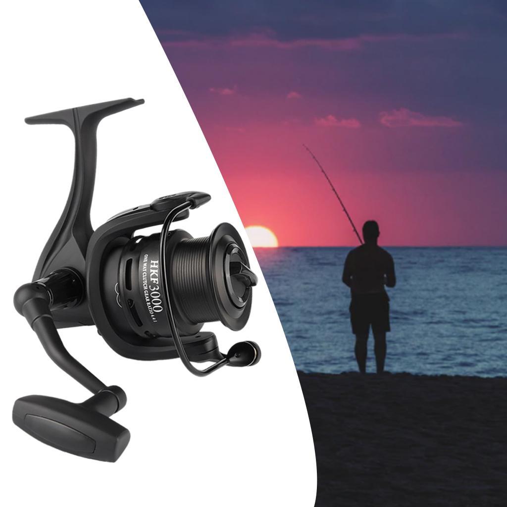 Fishing Reel Smooth High Speed Powerful 5.2:1/4.4:1 Gear Ratio Smooth Fishing Reels 3000-6000 for Lake Boat Ice Fishing