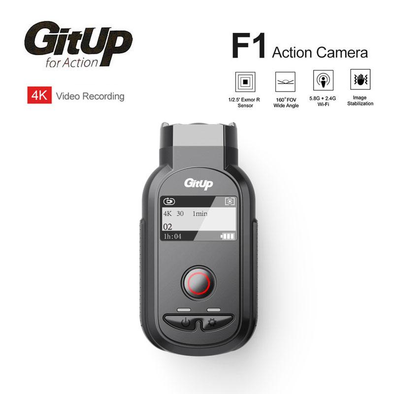 Gitup ban đầu F1 WiFi Ultra Real 4K WiFi Action Camera thể thao 8MP Máy quay phim quay phim DVR Đường đua ngoài trời