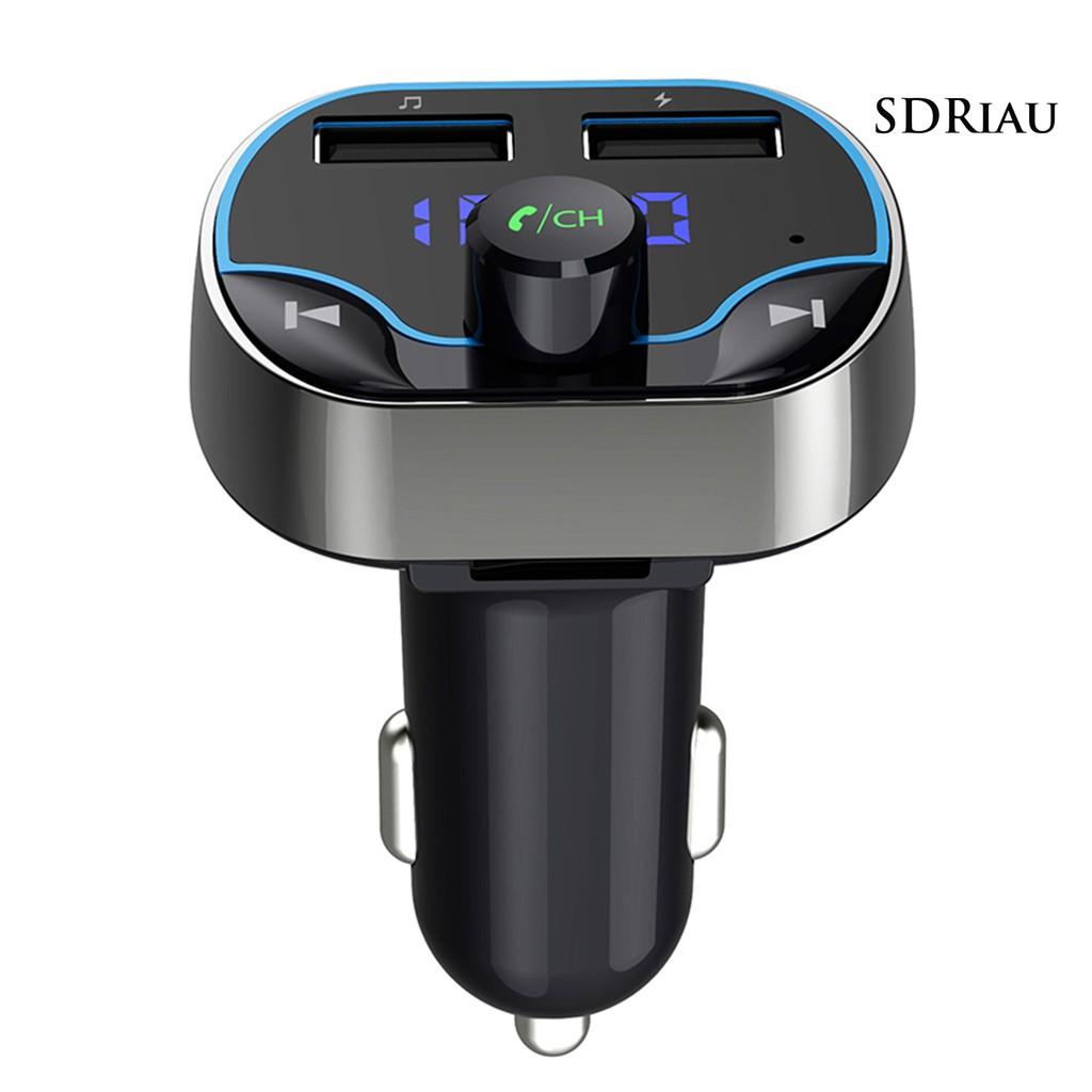 Củ Sạc Trên Xe Hơi Qcd_T24 Dual Usb Bộ Truyền Tín Hiệu Bluetooth
