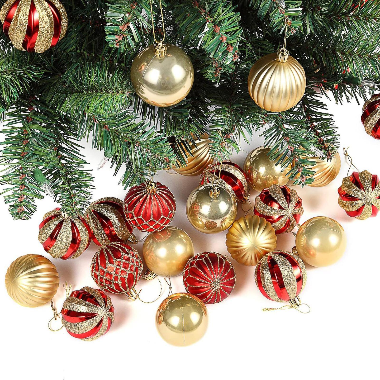 30Pcs Christmas Ball Ornaments Christmas Ball Baubles for Festivals New Year