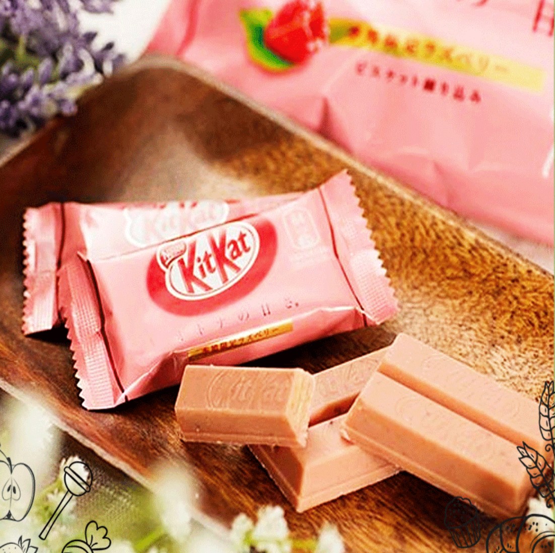 Kẹo KitKat Nhật Vị Mâm Xôi Nội địa Nhật Bản