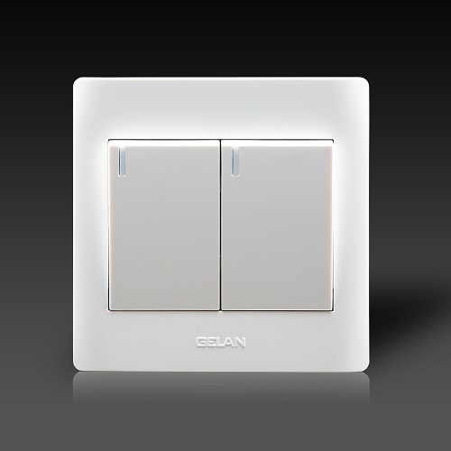 Bộ công tắc đôi 1 chiều/ 2 chiều 10AX Gelan