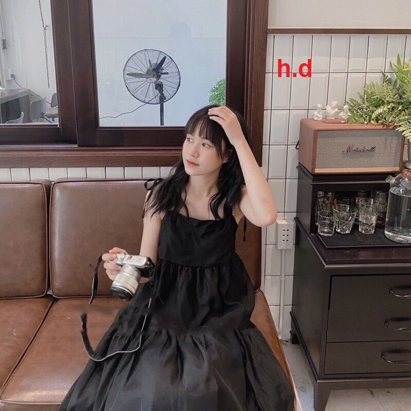 Váy babydoll 2 dây Ulzzang siêu xinh dáng tiểu thư