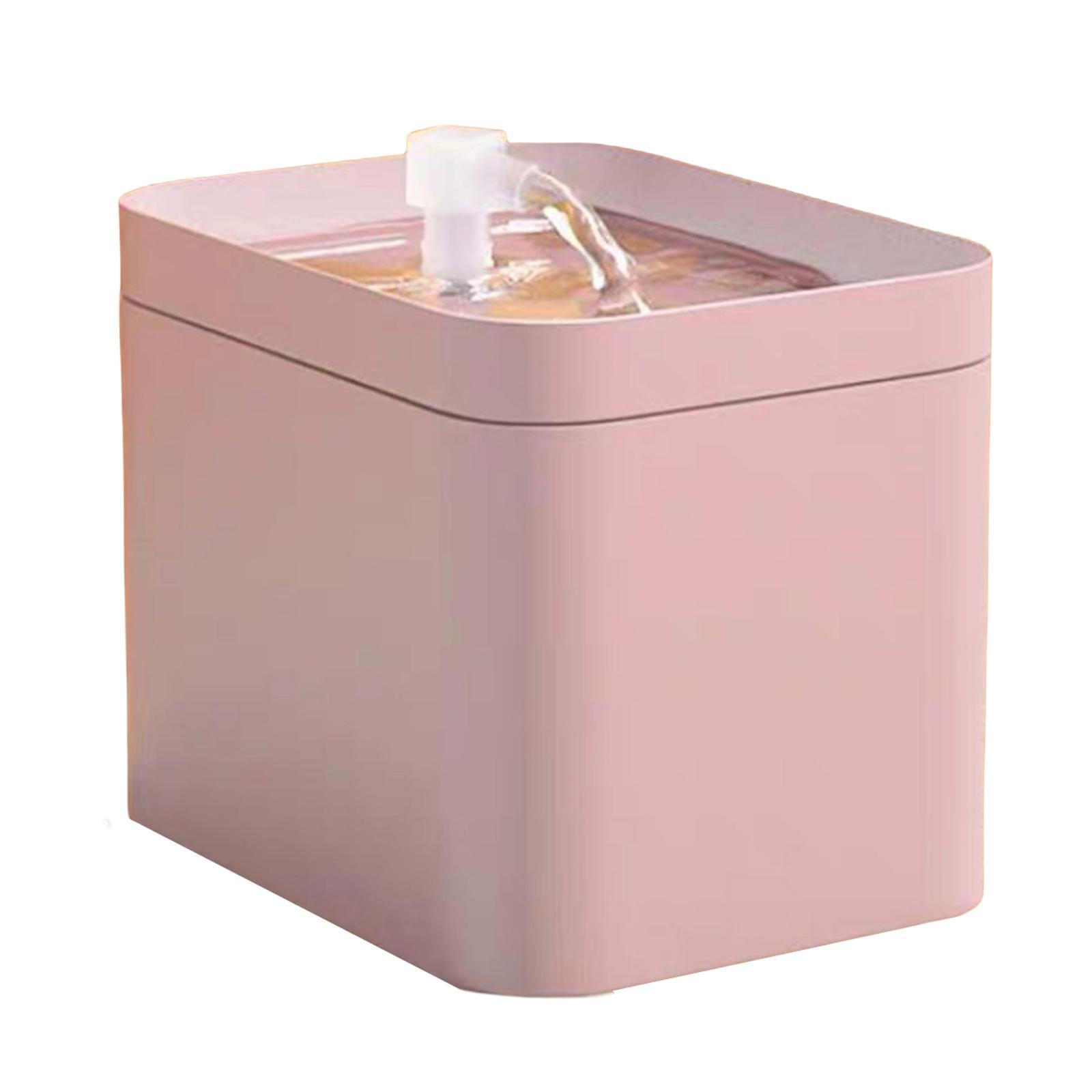 1.5L Cat Water Fountain Water Dispenser Puppy Kitten USB Indoor  Pink