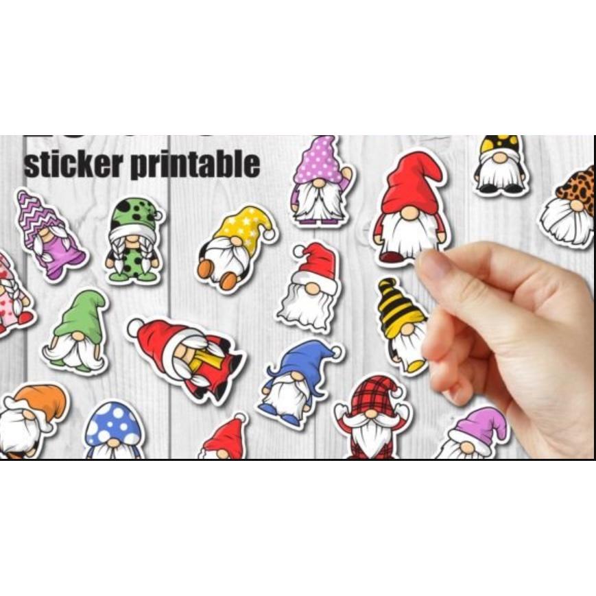 Sticker cute đáng yếu chống nước dán trang trí laptop, mũ nón bảo hiểm, vali, xe tay ga - 39783889
