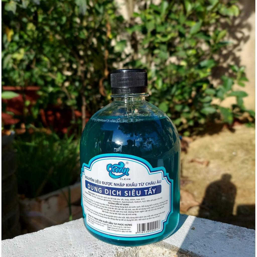 Dung Dịch Tẩy Rửa Lốc Xe Máy Ocean 500ml