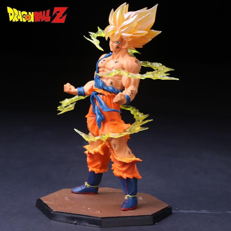 Mô hình songoku super saiyan 1 hàng siêu đẹp huymohinh mô hình nhân vật dragon ball