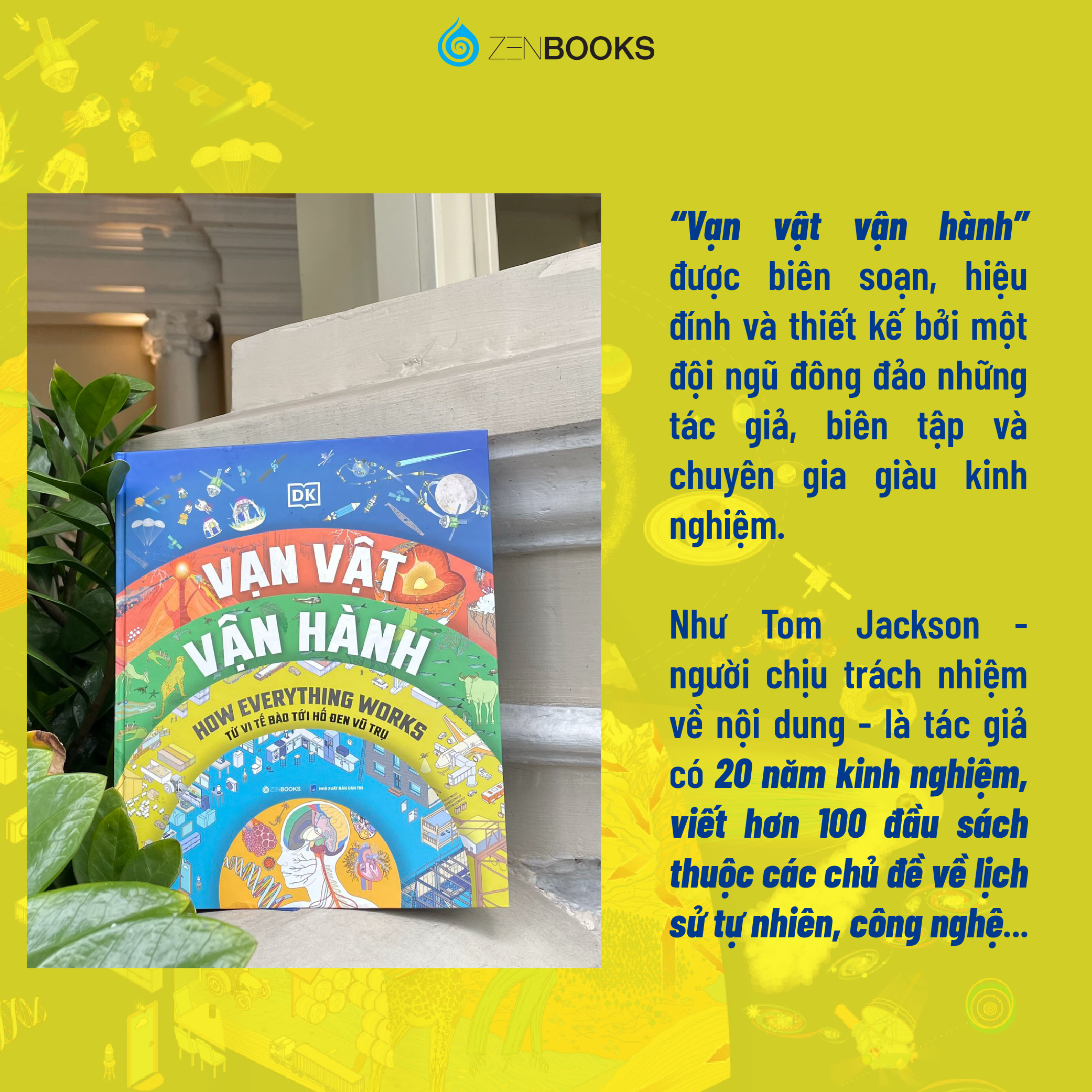 Sách - Vạn Vật Vận Hành - Từ Vi Tế Bào Đến Hố Đen Vũ Trụ