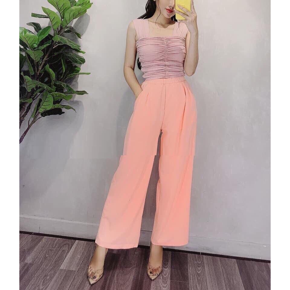 ÁO HAI DÂY CÓ LÓT NGỰC THUN NỮ CROPTOP CO GIÃN ÔM BODY HOT GIRL HÀN QUỐC SWAG CHẤT 37