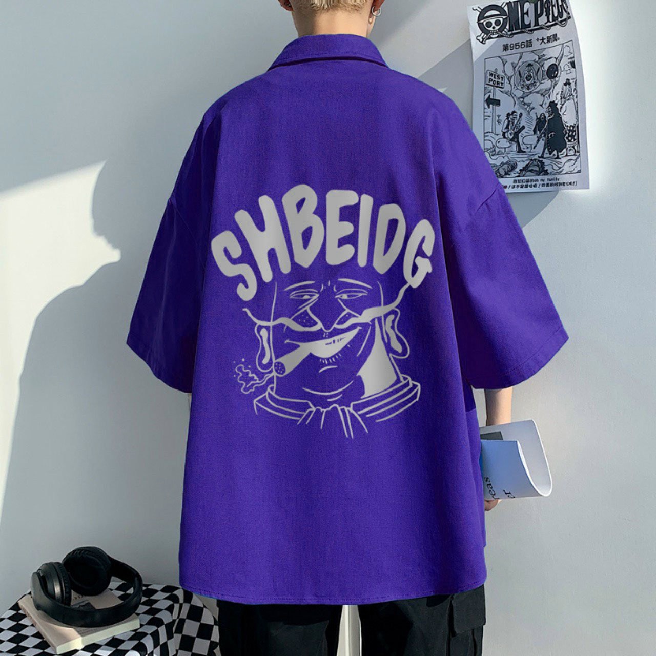 Áo sơ mi nam SHBE in hình Ông Già siêu ngầu