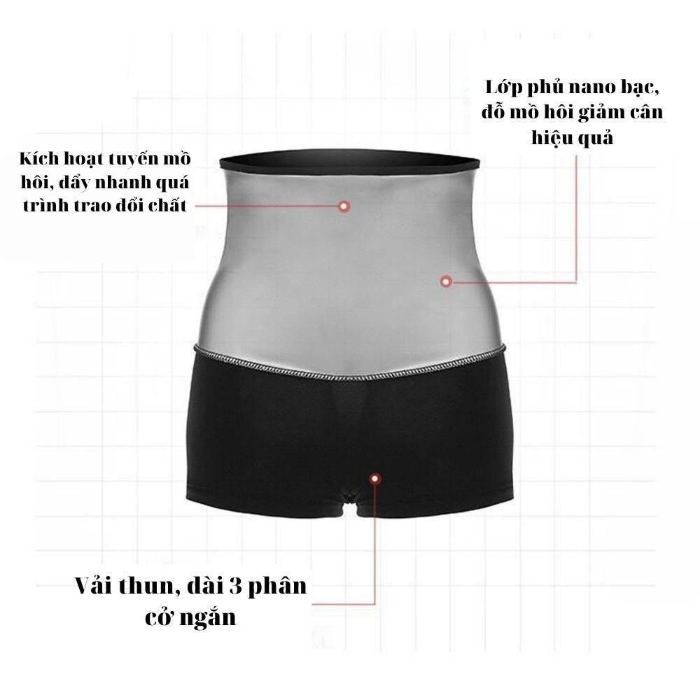 Quần Tan Mỡ ️️QUẦN LEGGING CỠ NGẮN NANO SINH NHIỆT, TAN MỠ BỤNG, GIẢM EO THON,ĐỊNH HÌNH NÂNG MÔNG, CO GIÃN TỐT