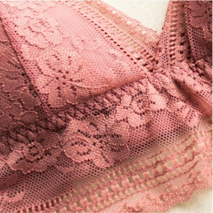 Áo Lót Bralette Ren Đệm Mỏng Không Gọng Xuất Nhật